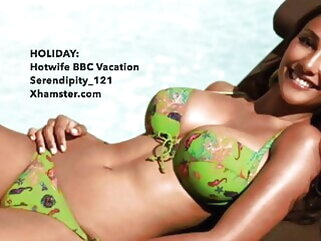 public nudity HOLIDAY - hotwife BBC vacation (captions, story, cuckold) hardcore interracial